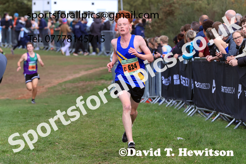 Mens Under-17s 2025 National Cross Country Relays, Berry Hill Park, Mansfield. Photo: David T. Hewitson/Sports for All Pics